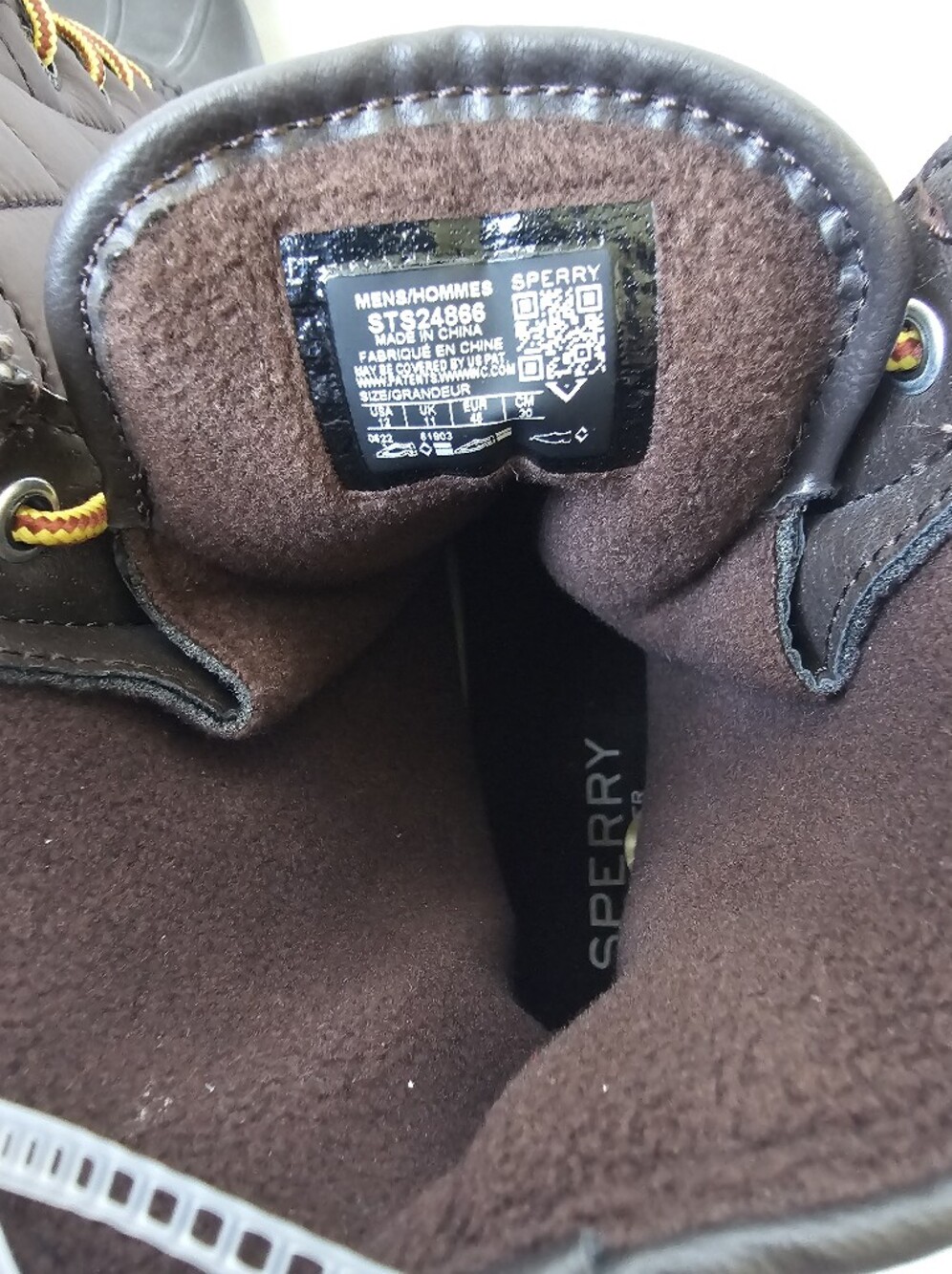 Sperry Top-Sider Men's Duck Boots Brown Quilted NWOT - Size 11 & 12 - Picture 13 of 16
